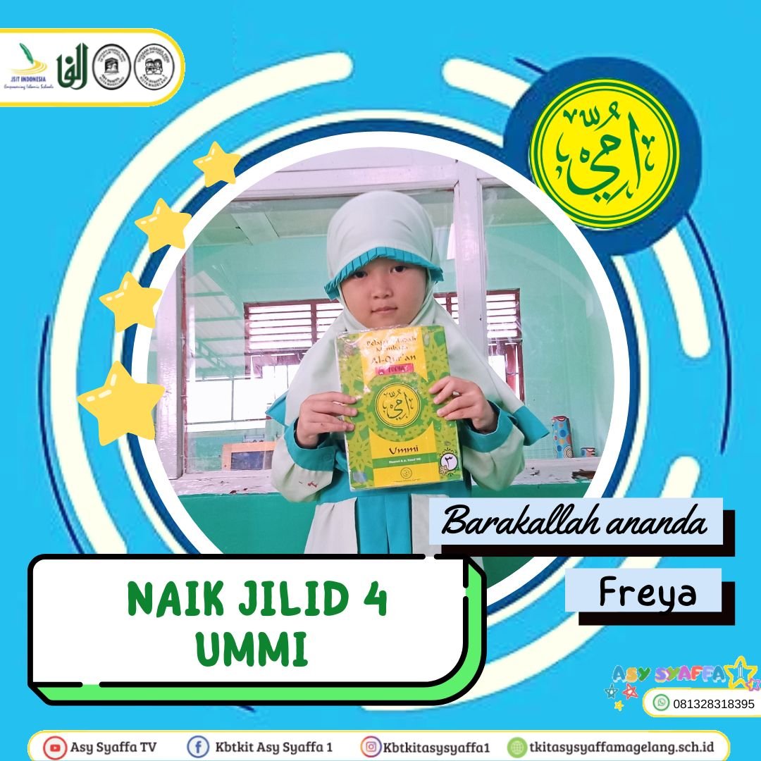 24 Ananda KB-TKIT Asy Syaffa 1 Kota Magelang Naik Jilid UMMI Hingga September 2025
