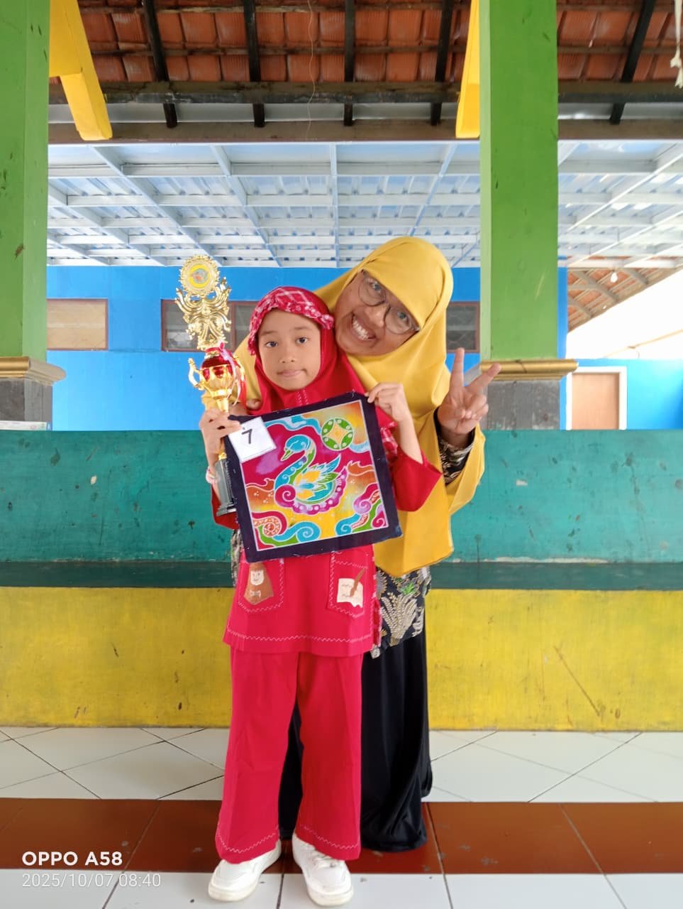 Ananda Keisya, murid TKIT Asy Syaffa Raih Peringkat 2 Lomba Membatik Tingkat Kota Magelang